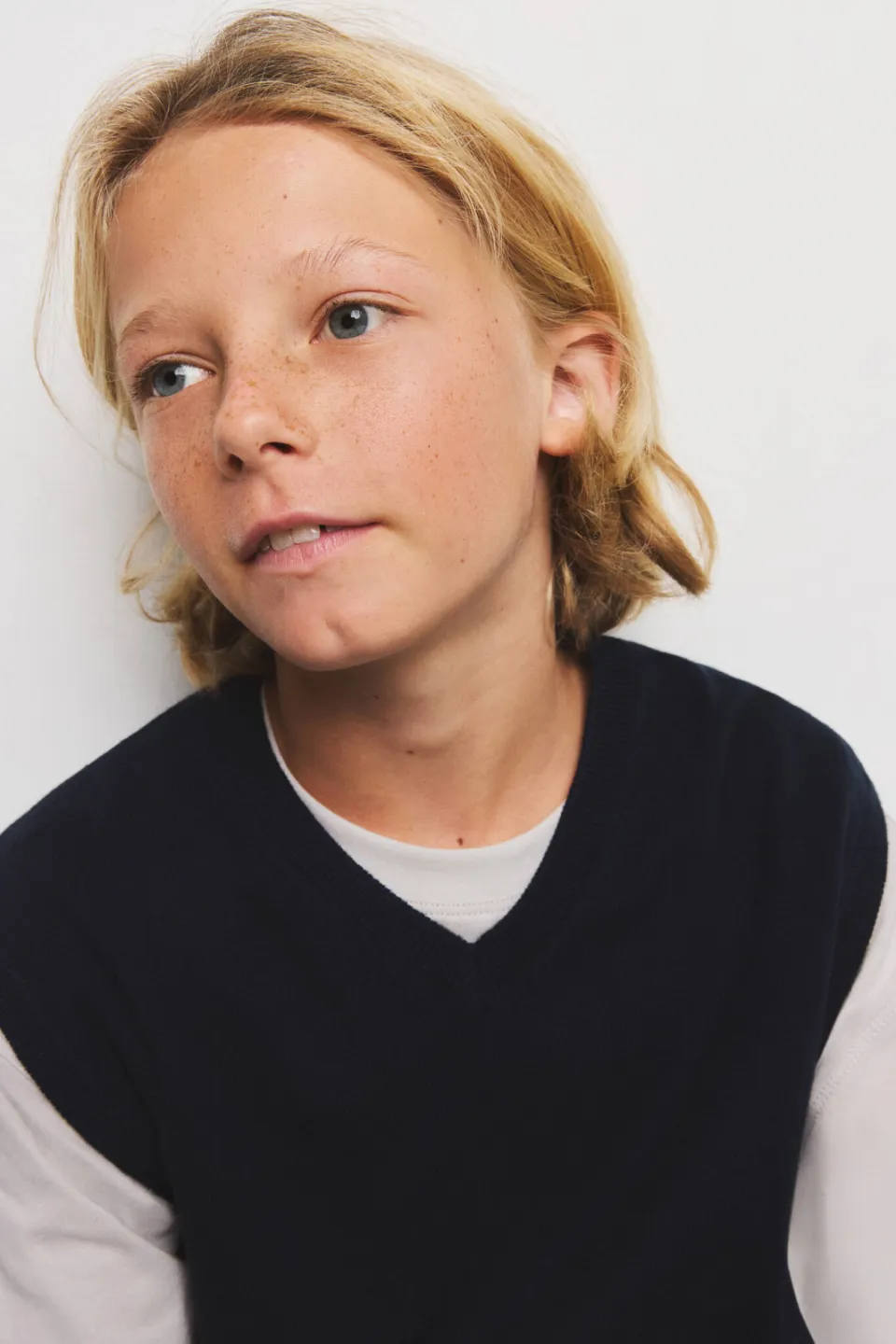 Mango Kids spencer - marineblauw, foto 4