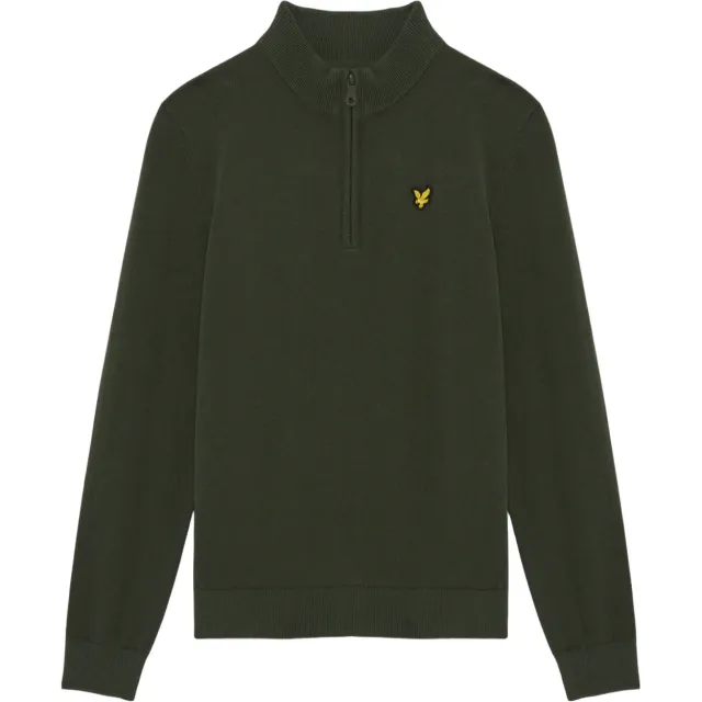 Lyle & Scott gebreide trui - donkergroen