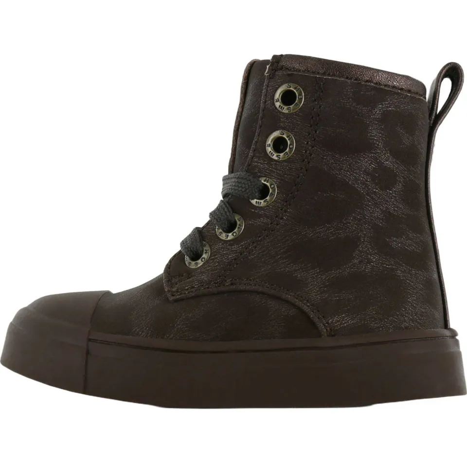 Shoesme suède sneakers - donkerbruin, foto 5