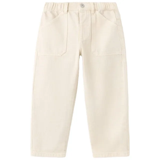 Mango Kids straight leg jeans - zand