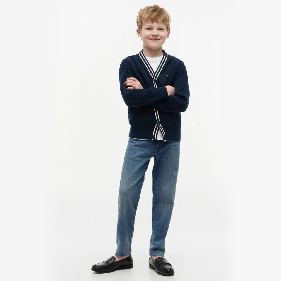 Tommy Hilfiger regular fit jeans - lichtblauw Denim Light 01