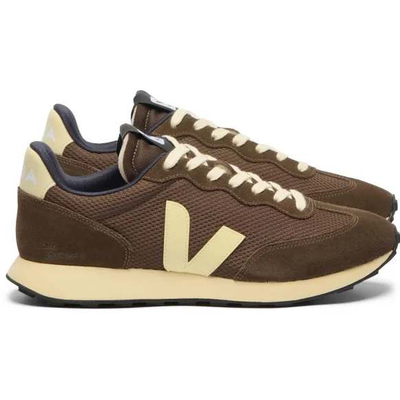 Veja Rio Branco II suède sneakers met logo - donkerbruin/wit, foto 2