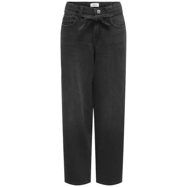 Only KIDS ONLY GIRL KOGGIANNA straight leg jeans - zwart Washed black