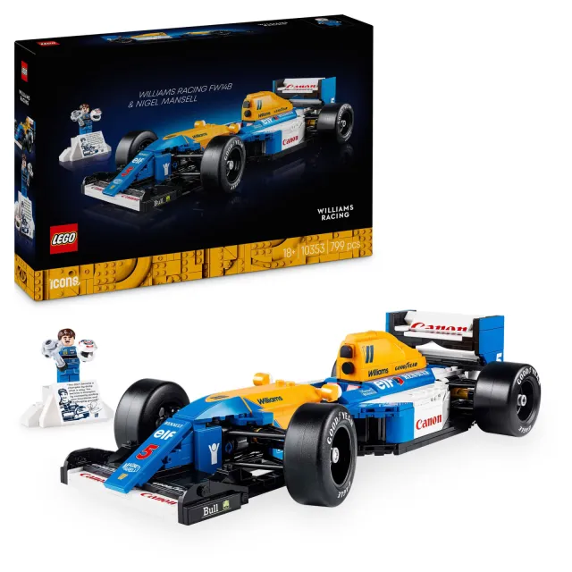 Lego Icons Williams Racing FW14B en Nigel Mansell 10353