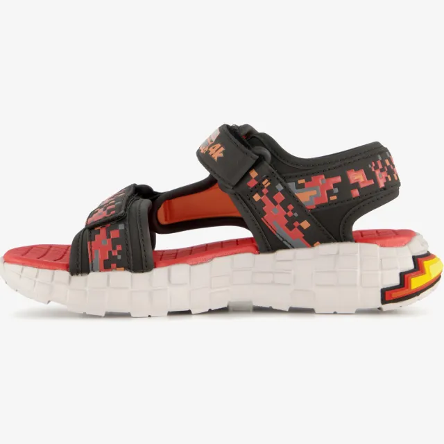 Skechers Mega-Splash 4K jongens sandalen zwart rood