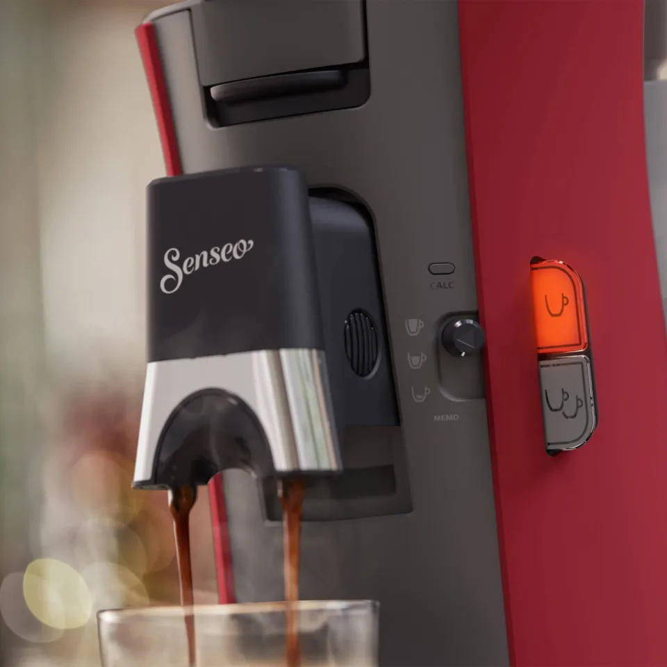Philips Senseo Select CSA230/90 koffiepadmachine rood, foto 5