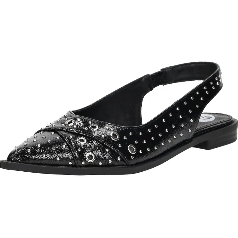 Sub55 slingback ballerina zwart lak, foto 3
