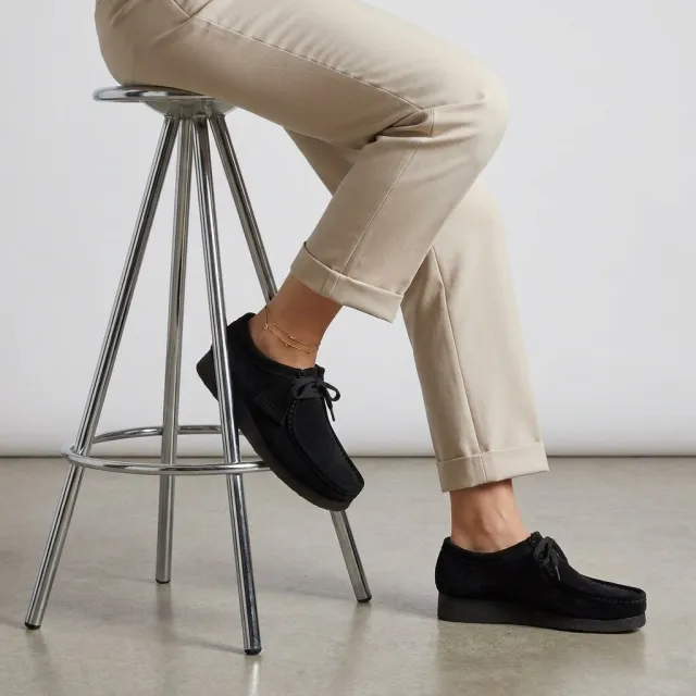Clarks Wallabee Evo veterschoenen zwart, foto 6
