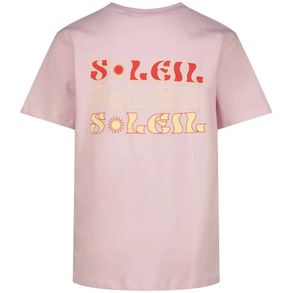 Raizzed T-shirt met backprint lichtroze, foto 2
