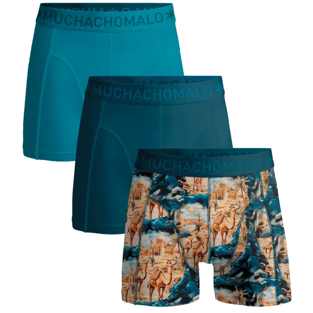 Muchachomalo Heren 3-pack Boxershorts Veelkleurig