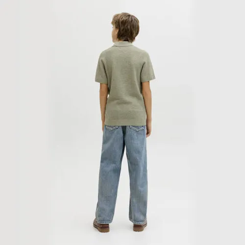 Jack & Jones JUNIOR polo groen gebreid, foto 4