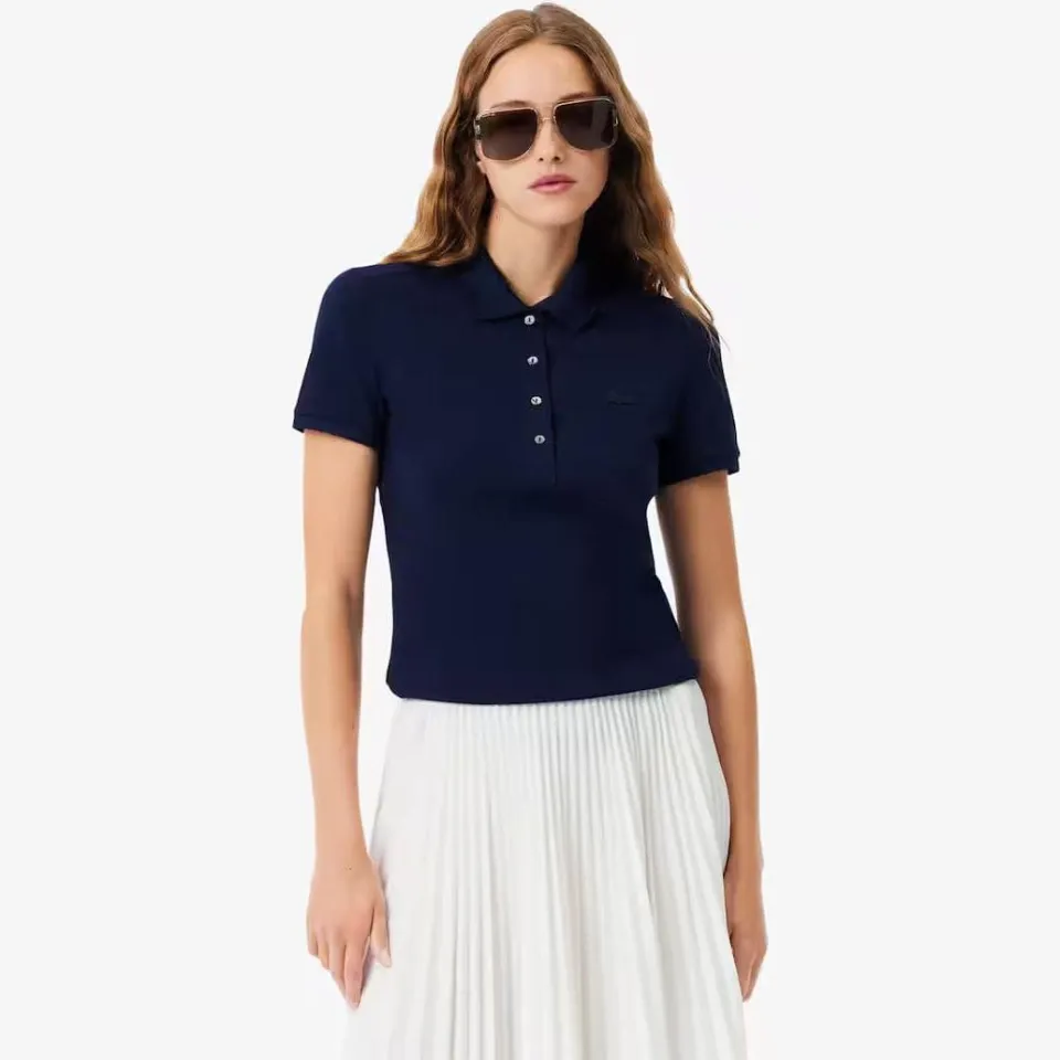 Lacoste PH5462 slim fit poloshirt marine
