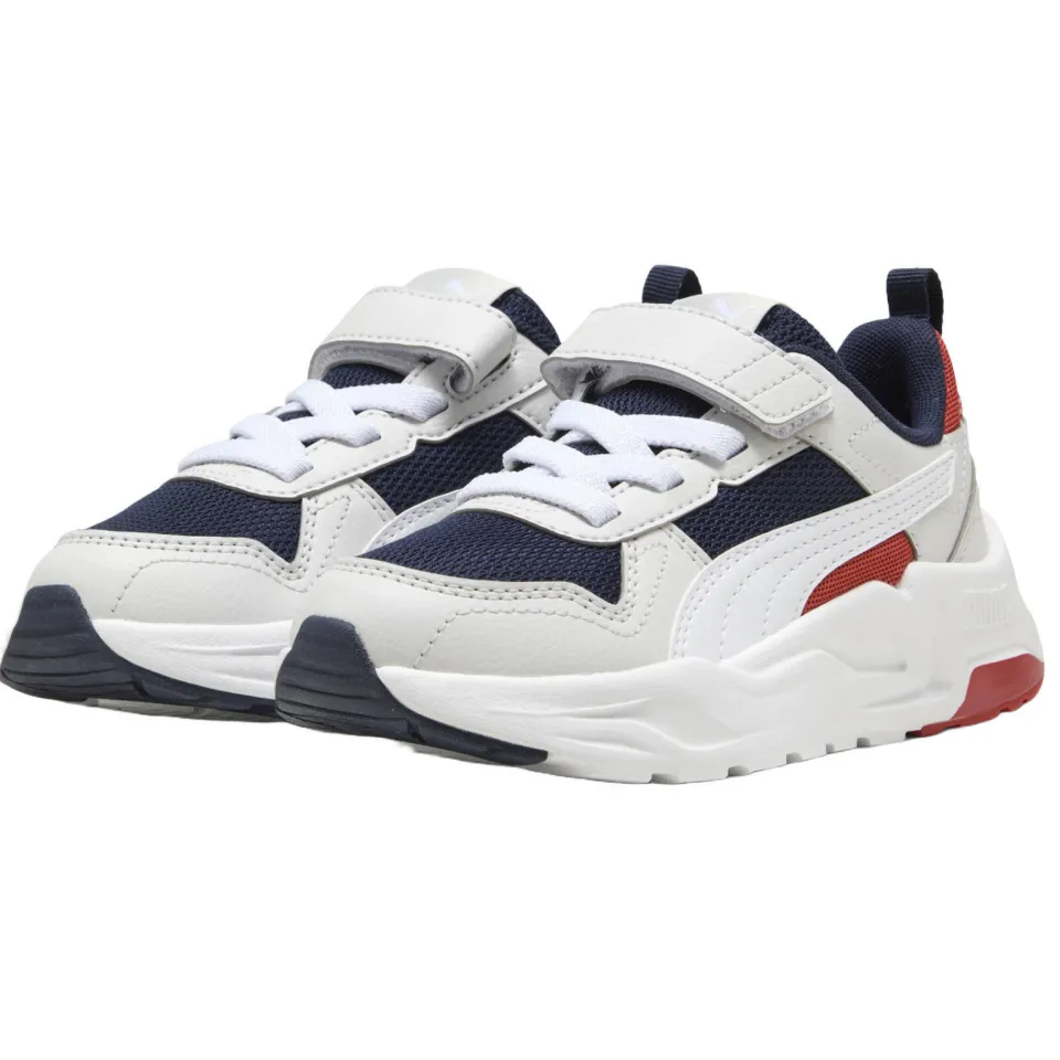 Puma Trinity 2 LT sneakers met klittenband meerkleurig donkerblauw/wit, foto 7
