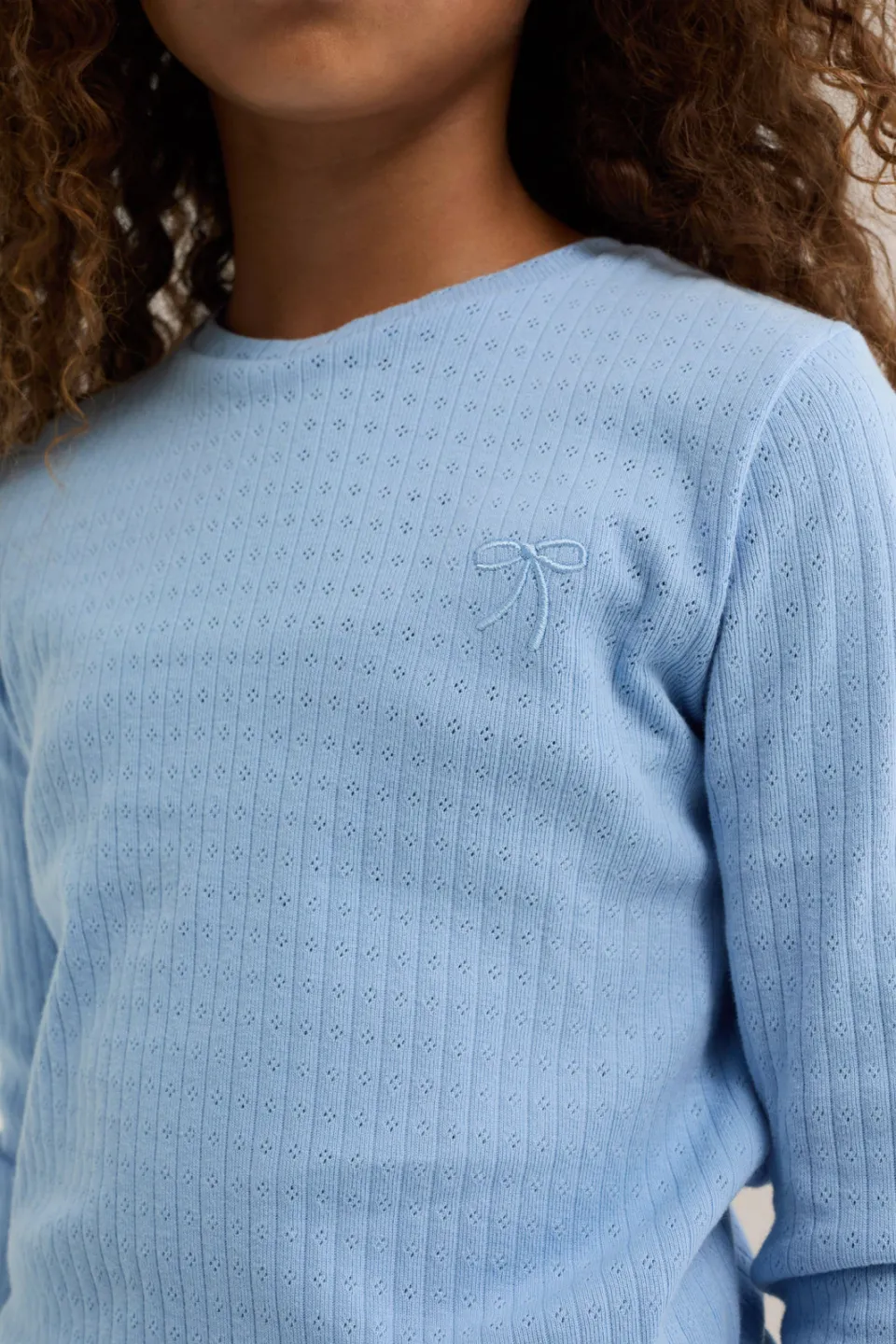 WE Fashion longsleeve lichtblauw, foto 6