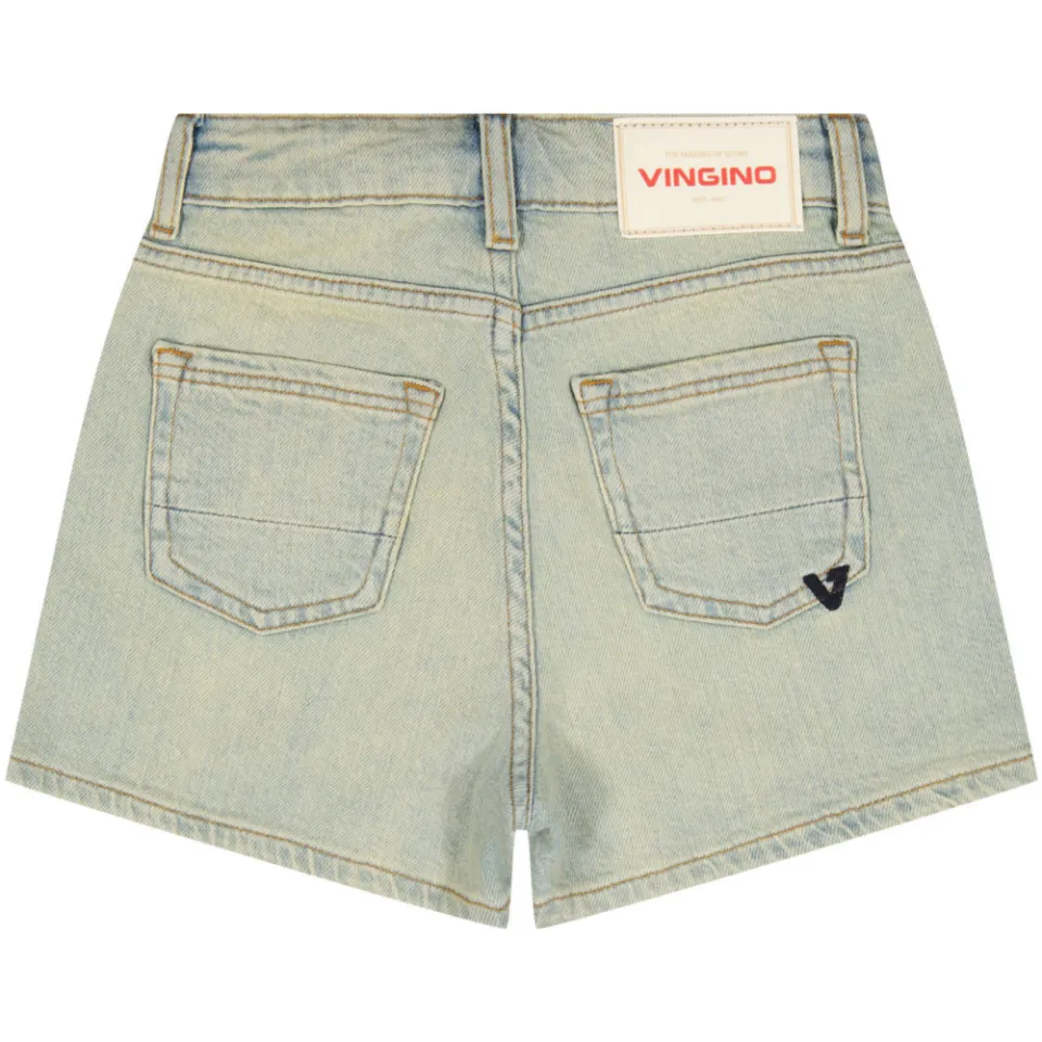 Vingino regular short licht blauw denim, foto 3