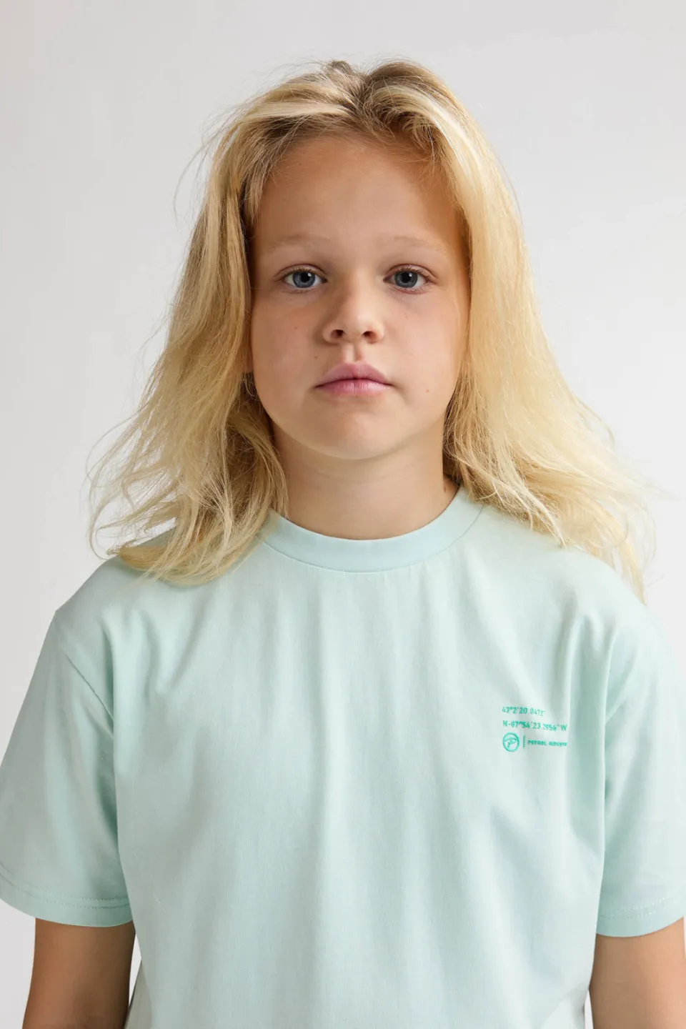 Petrol Industries T-shirt met backprint mintgroen, foto 5