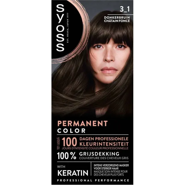 Syoss Color 3-1 donkerbruin, foto 2