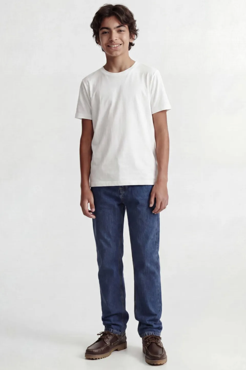 Jack & Jones JUNIOR loose fit jeans JJICHRIS blue denim