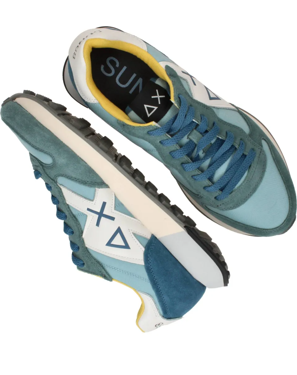 Sun68 Jake 2.0 lage sneakers blauw, foto 4