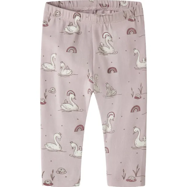 GUPPY BABY slim fit legging met print lichtroze
