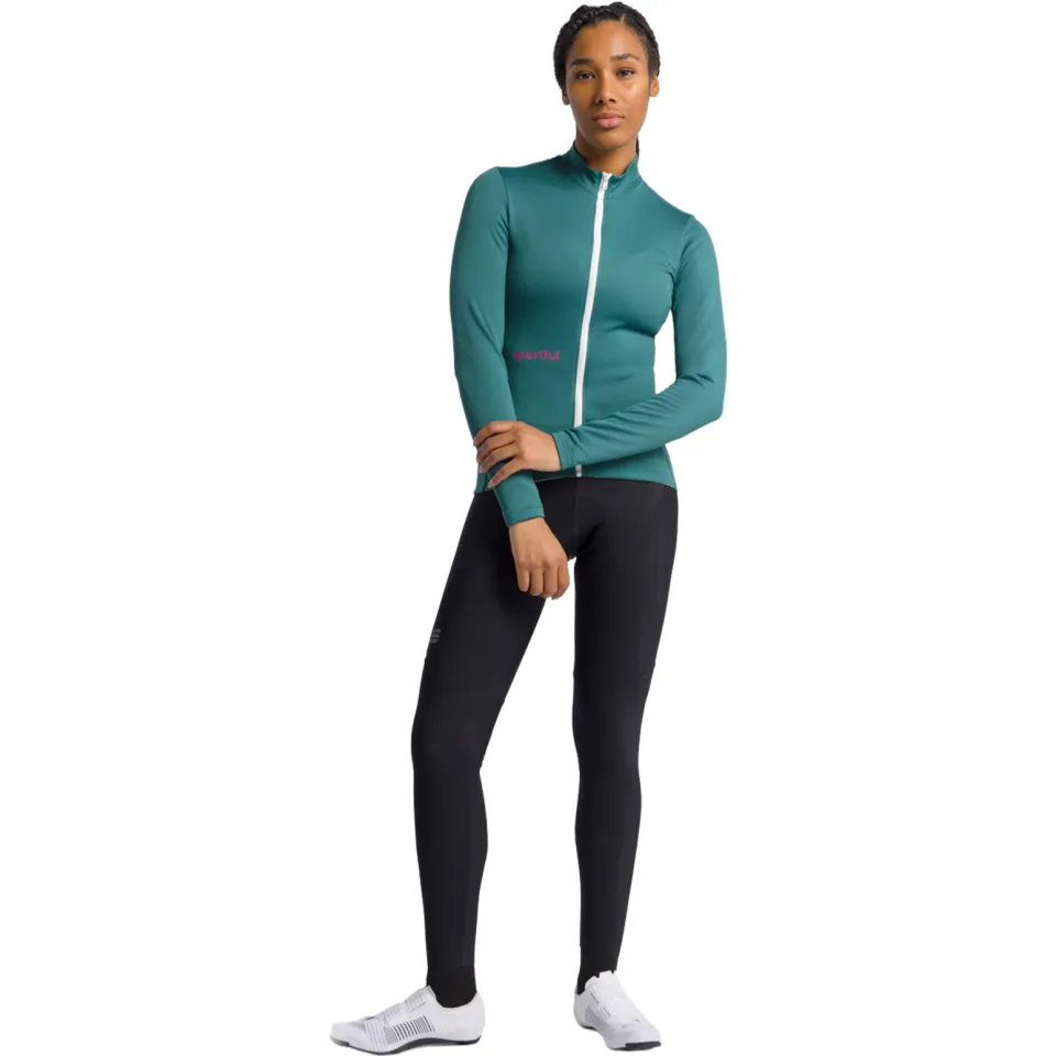 Sportful Classic Thermal Jersey fietsshirt turquoise, foto 3