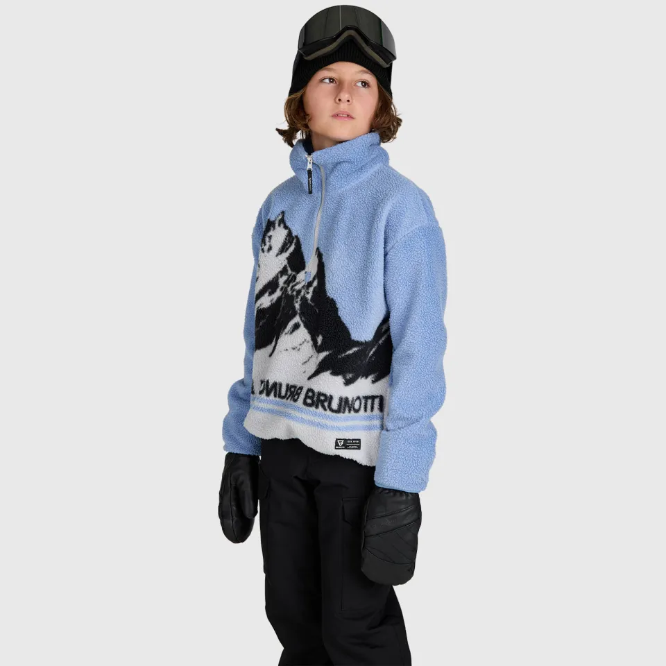 Brunotti Reggios wintersportsweater met opstaande kraag - blauw, foto 2
