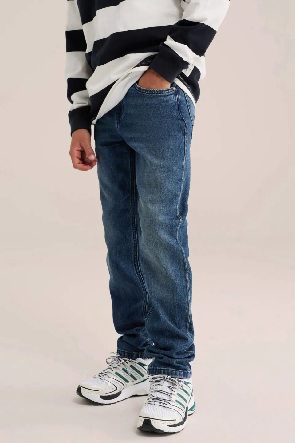 WE Fashion Blue Ridge regular fit jeans - medium blue denim, foto 3