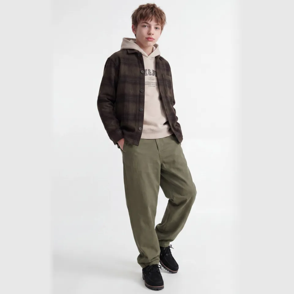 Jack & Jones Junior barrel casual broek groen