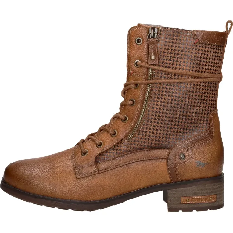 Mustang veterboots cognac, foto 2
