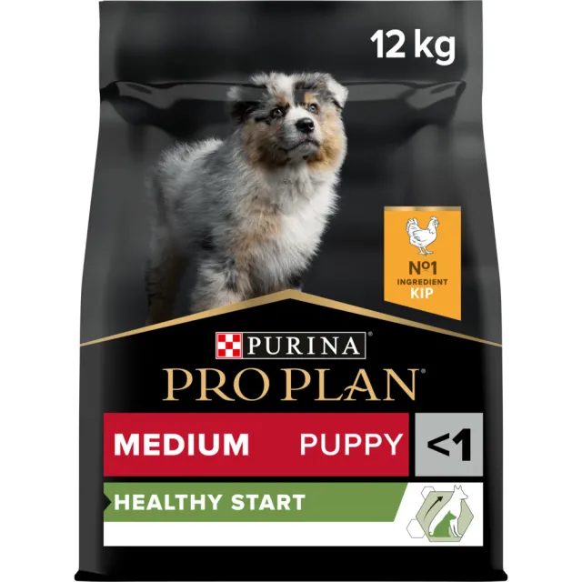 Pro Plan Medium Puppy Healthy Start hondenvoer kip 12 kg, foto 2