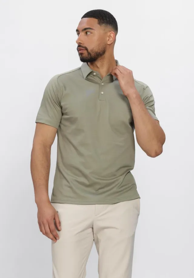 Desoto Heren Polo's & T-shirts Casual Polo Kent 1/2 - Groen
