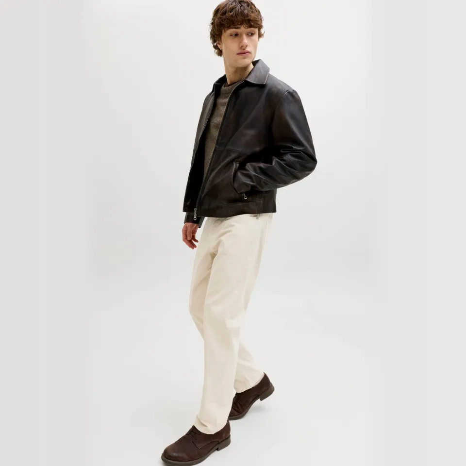 Jack & Jones JEANS INTELLIGENCE relaxed fit jeans - ecru