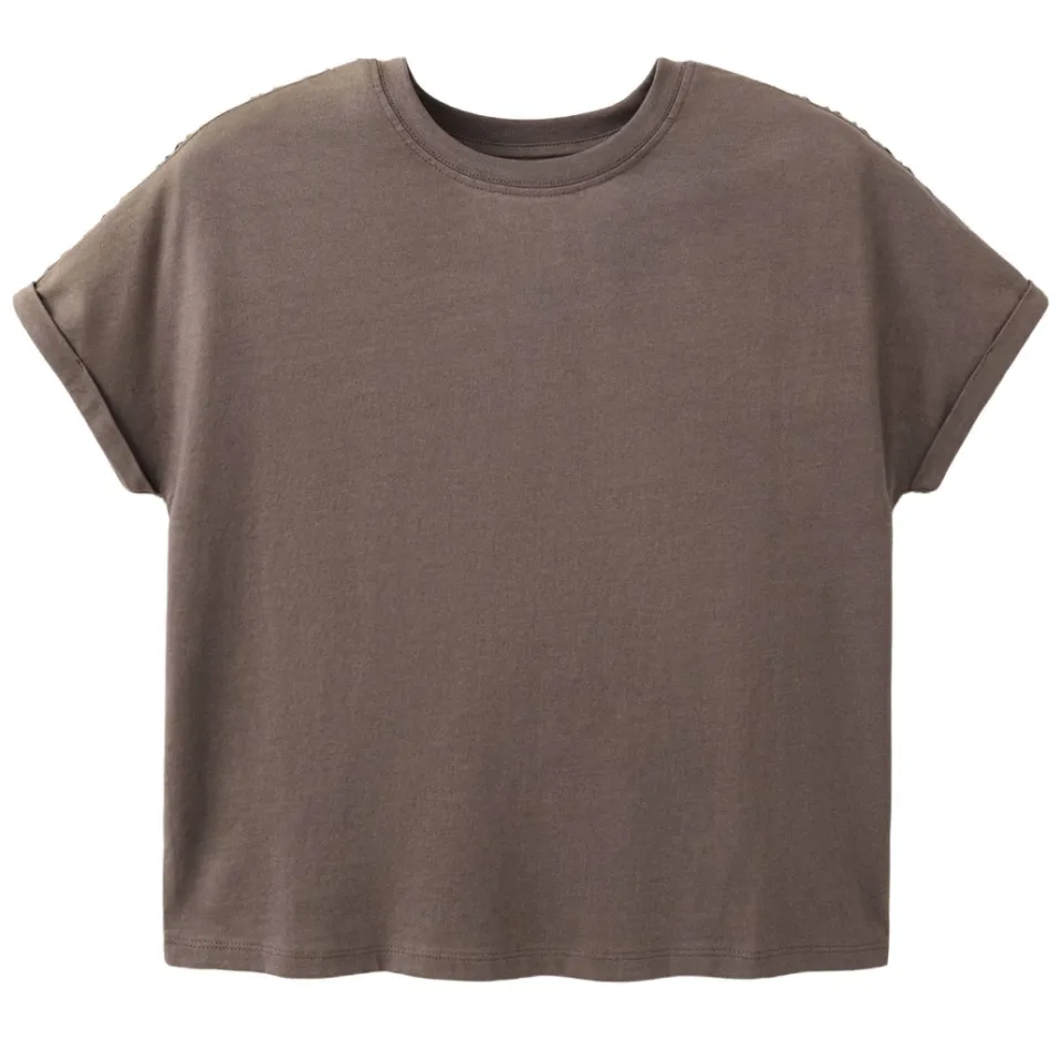 Mango T-shirt bruin, foto 2