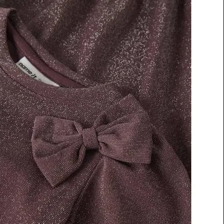 NAME IT MINI top met glitters - donkerroze, foto 4