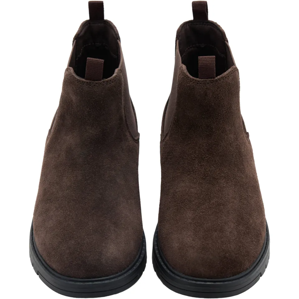 Mango Kids suède enkelboots - donkerbruin, foto 4