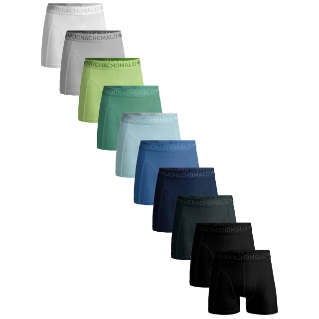 Muchachomalo Heren 10-pack Boxershorts Veelkleurig