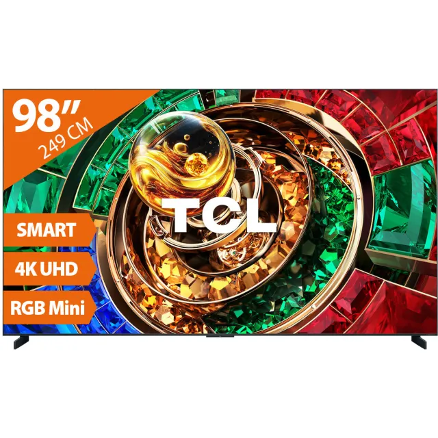 Tcl 98RM9L (2026) - 98 inch - RGB TV Zwart