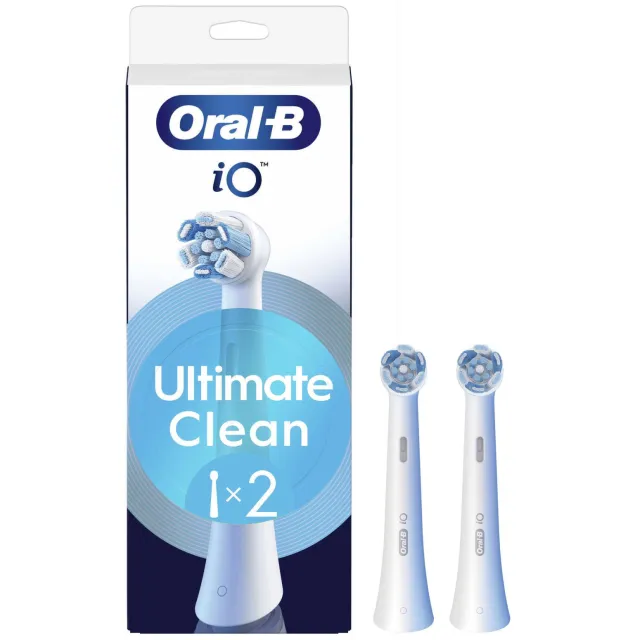 Oral-B iO Ultimate Clean opzetborstels - wit - 2 stuks