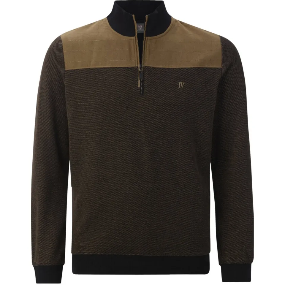 Jan Vanderstorm +FIT Collectie gebreide trui meerkleurig MAGNUSGARD Plus zwart, foto 2
