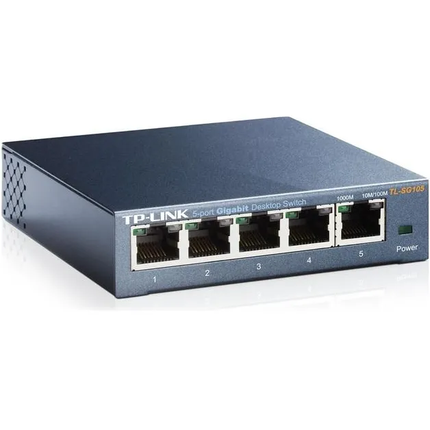 TP-Link TL-SG105 gigabit switch grijs, foto 2