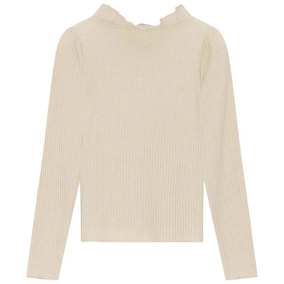 Le Chic longsleeve beige, foto 2