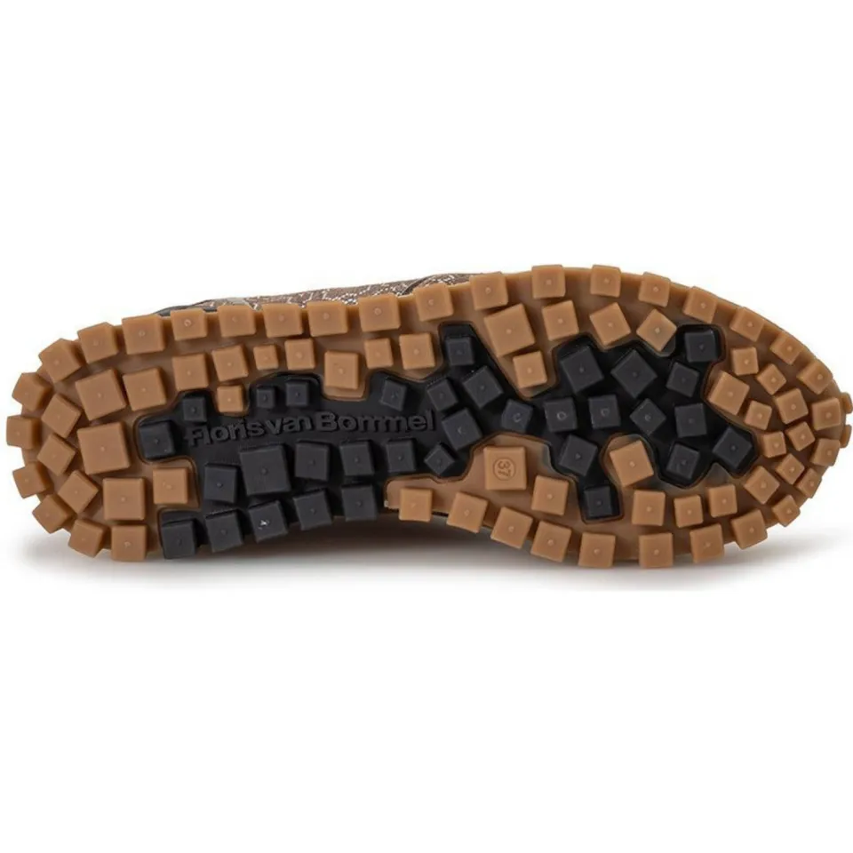 Floris Van Bommel suède sneakers bruin, foto 5
