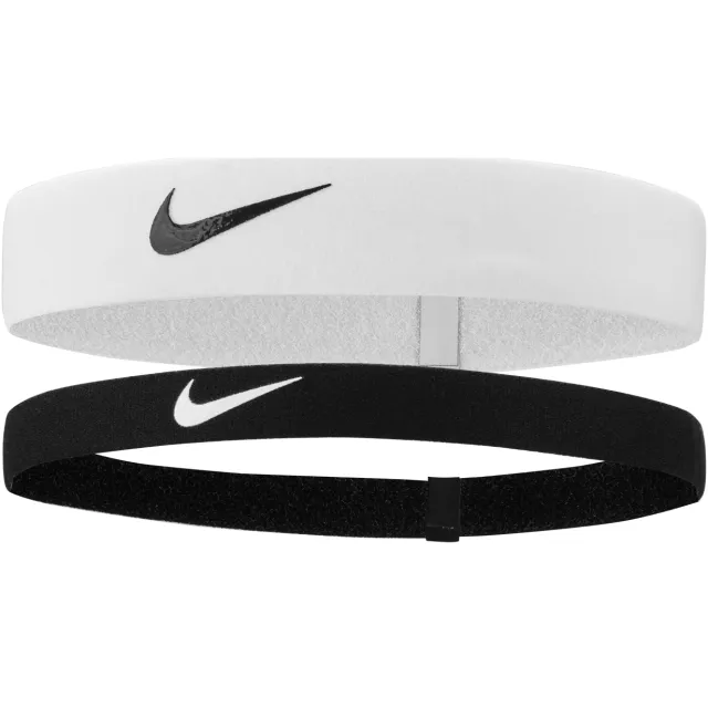 Nike Flex hoofdbanden 2-pack wit