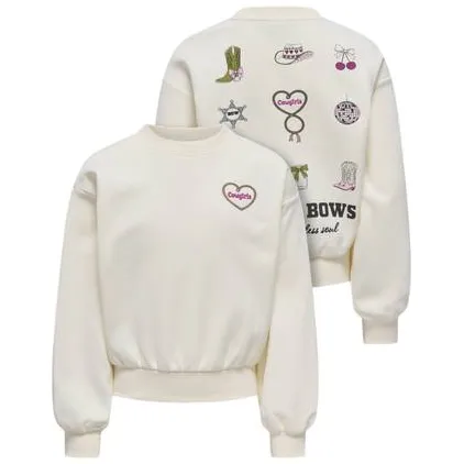 KIDS ONLY GIRL sweater met backprint - ecru, foto 3