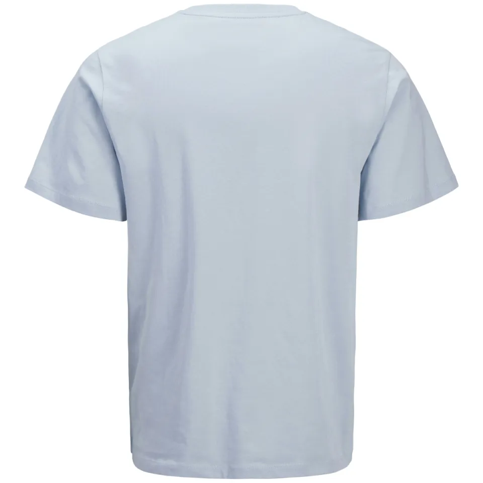 Jack & Jones t-shirt lichtblauw met logo, foto 3