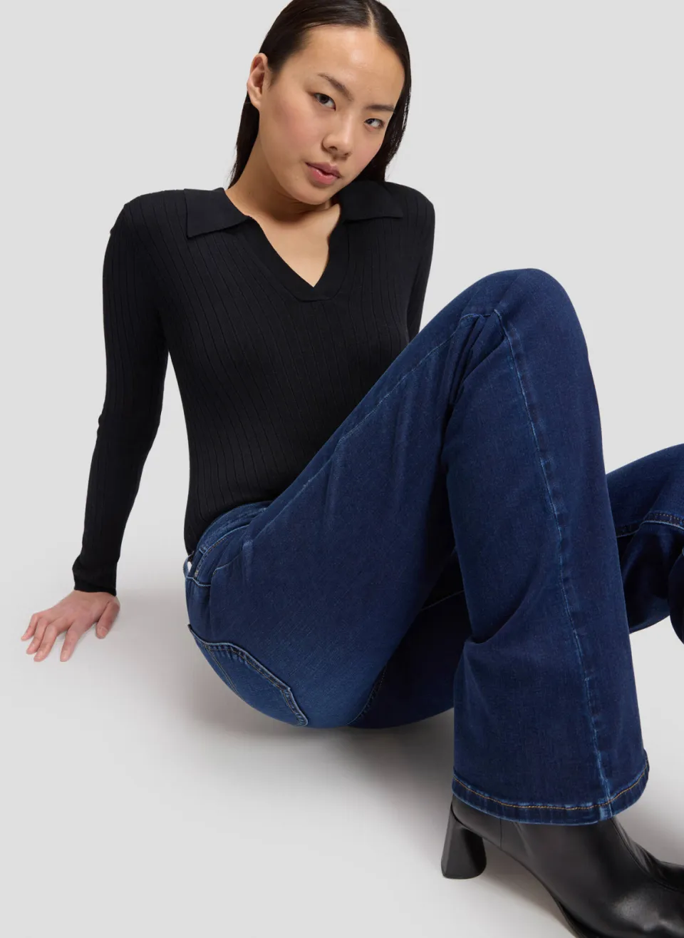 Lee bootcut jeans - donkerblauw, foto 3