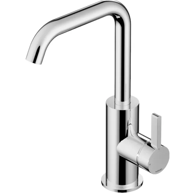 Hotbath Wastafelmengkraan Hotbath Ace Met Draaibare Uitloop Gebogen 24 cm Chroom