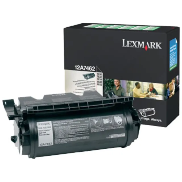Lexmark 12A7462 Toner Zwart