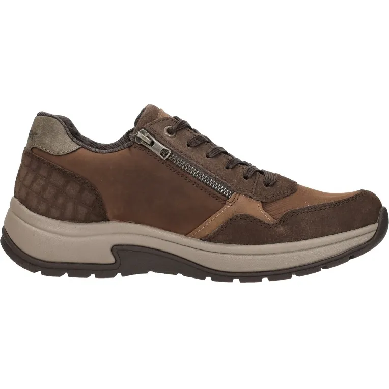 Rieker veterschoenen laag donkerbruin