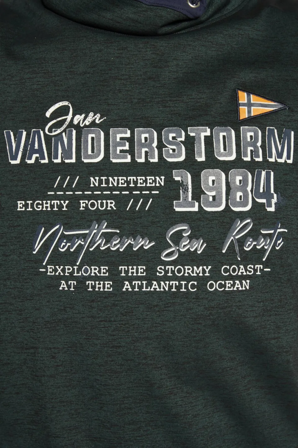 Jan Vanderstorm +FIT Collectie sweater SVERRE donkergroen, foto 6